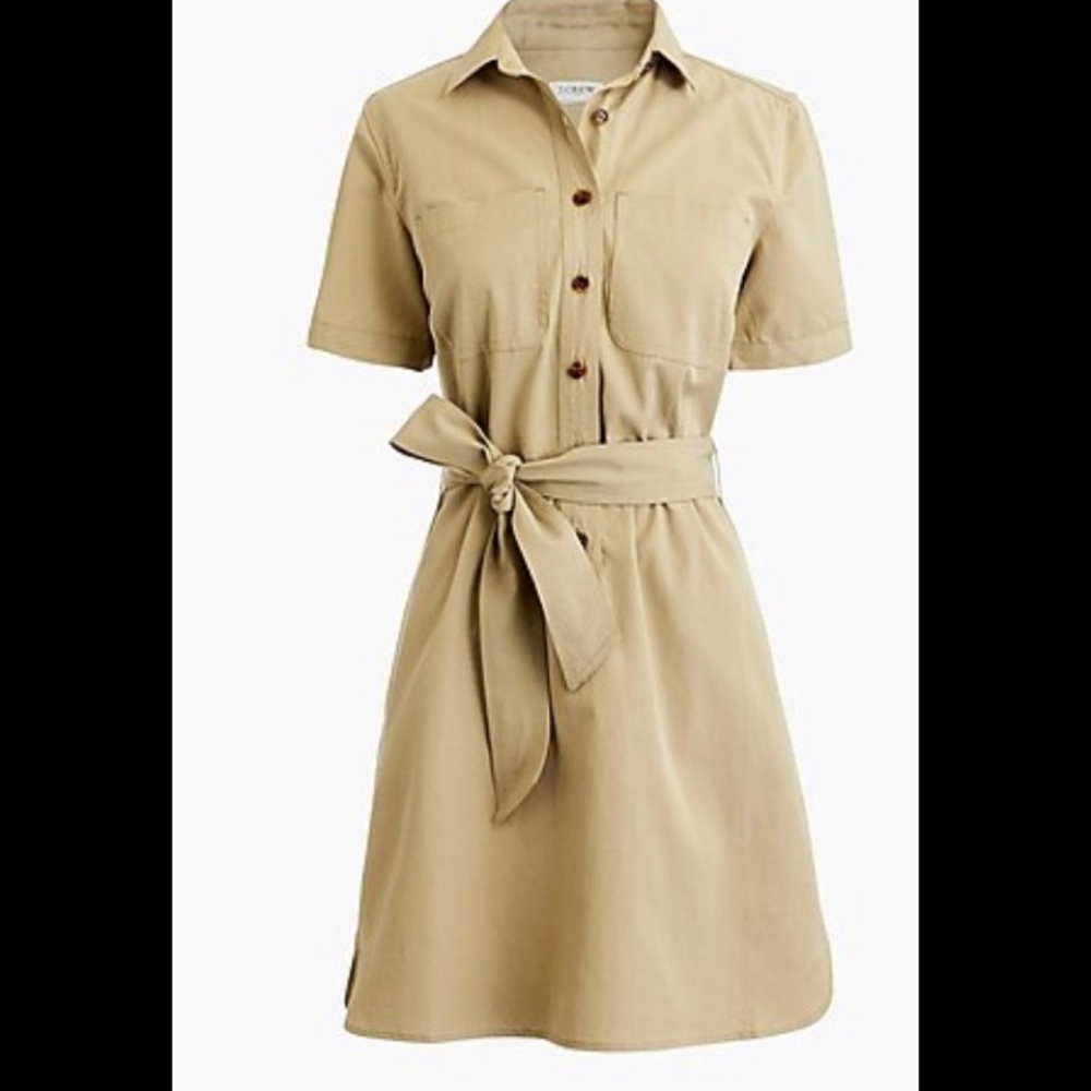 ⭐️⭐️⭐️Women’s J Crew button up shirt dress